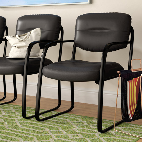 Symple Stuff Waiting Room Chair With Metal Frame Reviews Wayfair Canada   Waiting Room Chair With Metal Frame 